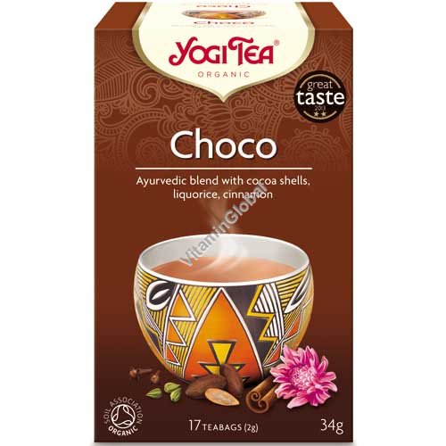 Organic Ayurvedic Infusion - Choco 17 teabags - Yogi Tea