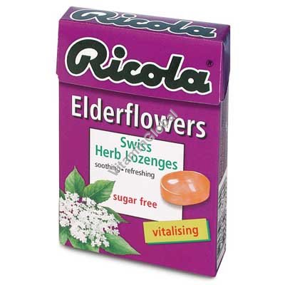 Sugar Free Elderflowers Lozenges 50g - Ricola