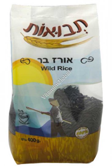 Kosher Badatz Long Grain Wild Rice 400g - Tvuot