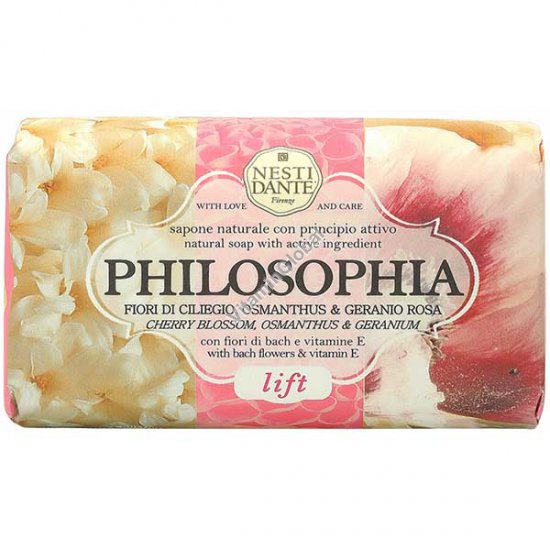 Philosophia, Lift, Bach Flowers & Vitamin E Natural Soap Bar 250g - Nesti Dante