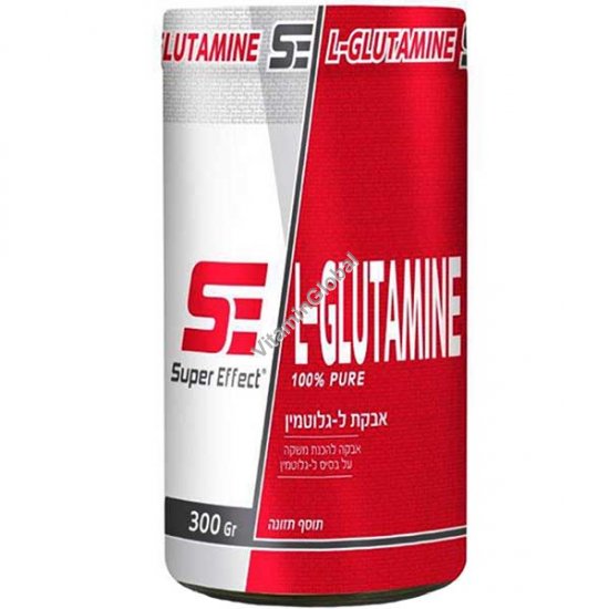 L-Glutamine Powder, Kosher Badatz, 300g (10.58 oz) - Super Effect