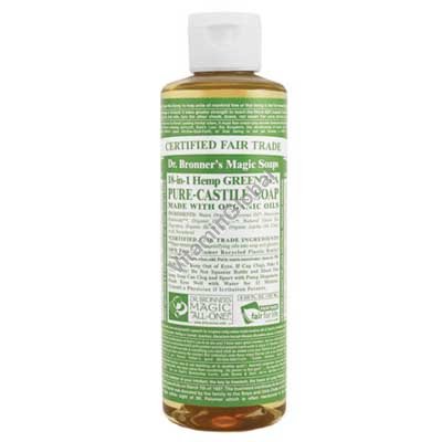 Green Tea Pure Castile Liquid Soap 472ml (16 fl oz) - Dr. Bronner