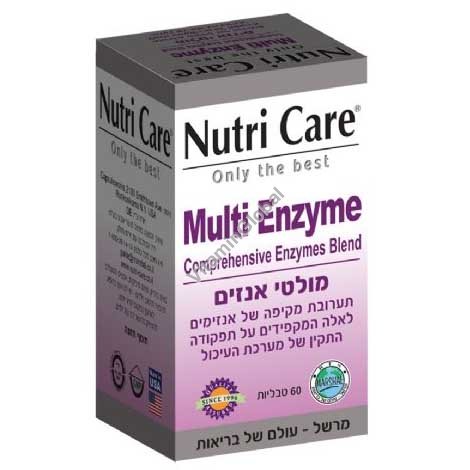 Multi Enzyme 60 tablets - Nutri Care