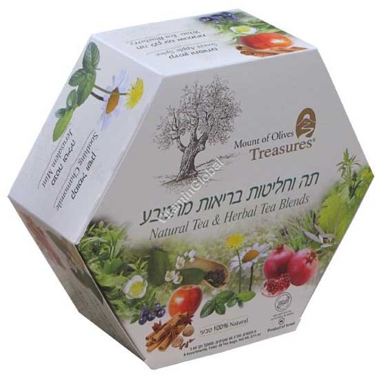 Assortment of Six Herbal Tea Blends 48 tea bags - Adanim