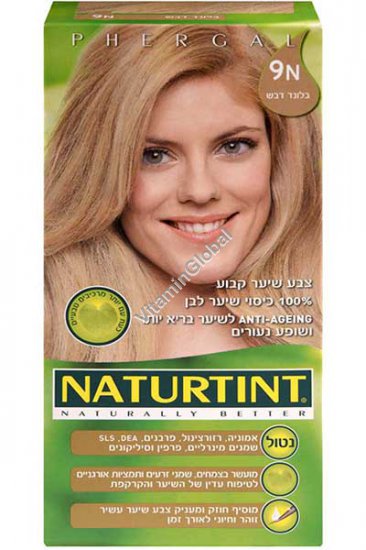 Permanent Hair Color 9N Honey Blonde - Naturtint