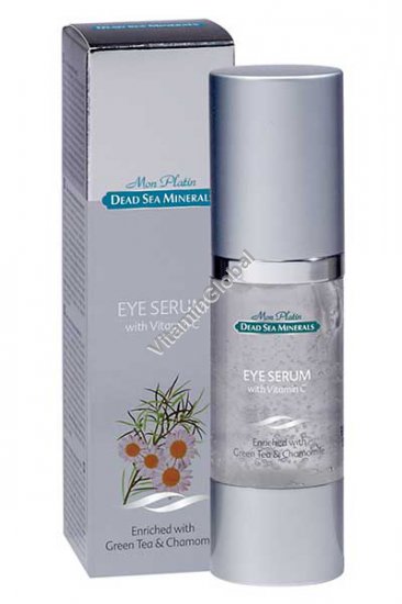 Eye Serum with Vitamin C, enriched with green tea & chamomile 30ml (1.02 fl.oz) - Mon Platin
