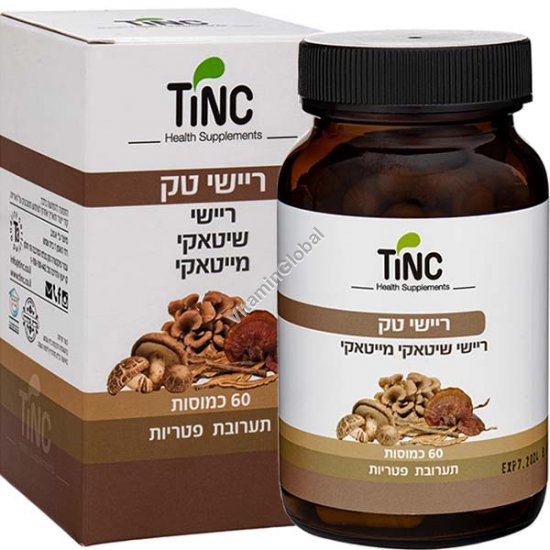 Reishi Tech - Reishi, Shiitake and Maitake Mushroom Blend, 60 Capsules - Tinctura Tech