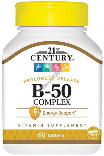B-50 Complex Prolonged Release 60 tablets - 21st Century