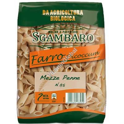 Whole Organic Spelt Penne 500g - Sgambaro