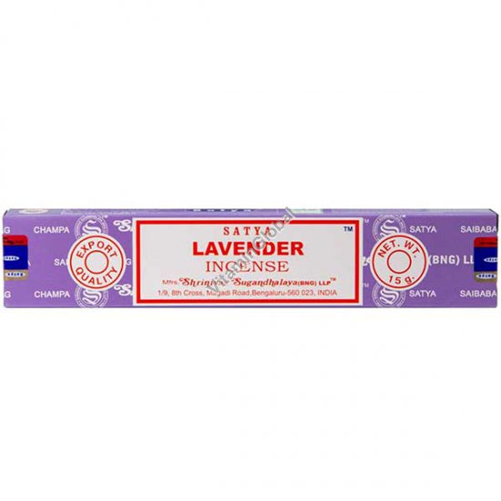 Lavender Hand-Rolled Incense Sticks 15g - Satya