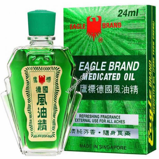 Eagle Brand Medicated Oil - External Pain Reliever 24 ml (0.81 fl oz)