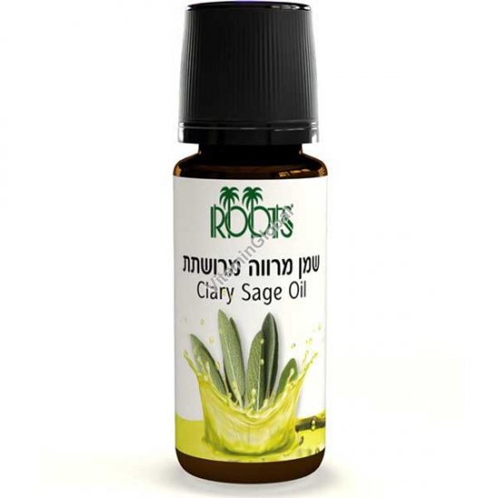Clary Sage - Pure Essential Oil 10 ml (0.34 fl. oz) - Roots Botanical