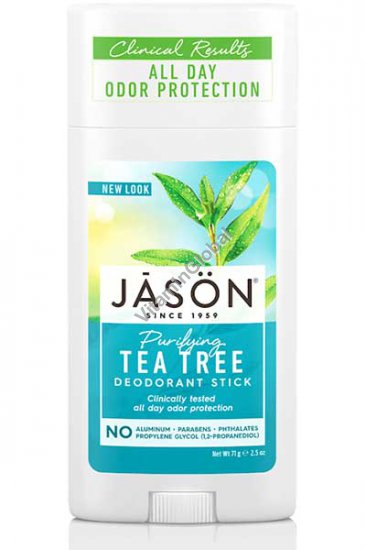 Purifying Tea Tree Deodorant Stick 71g (2.5 oz) - Jason