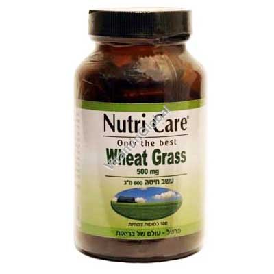 Wheat Grass 500 mg 100 capsules - Nutri Care