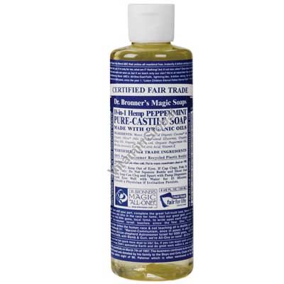Peppermint Liquid Soap 472ml (16 oz.) - Dr. Bronner