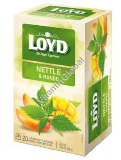 Nettle & Mango Herbal-Fruit Infusion 20 tea bags - Loyd