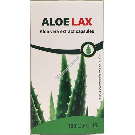 Aloe Lax - Formula for Gentle and Delicate Intestinal Support 100 capsules