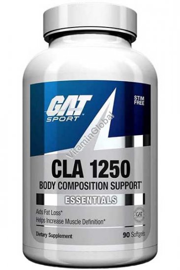 CLA 1250 Body Composition Support 90 Softgels - GAT Sport