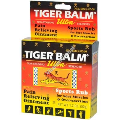 Tiger Balm Ultra Strength Pain Relieving Ointment 50g - Tiger Balm