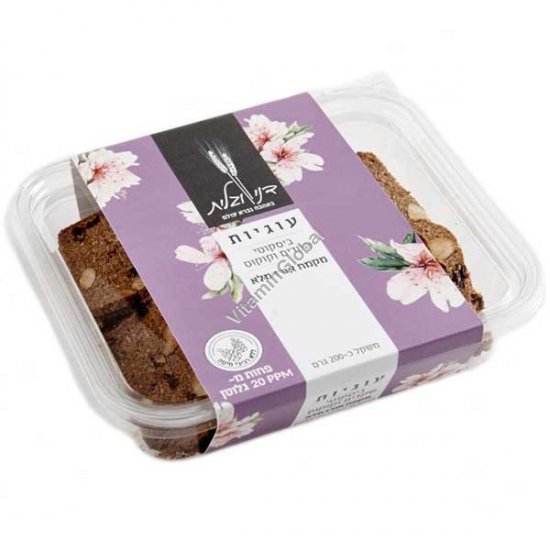 Almonds & Coconut and Whole Rice Flour Biscotti Cookies 200g - Dani & Galit