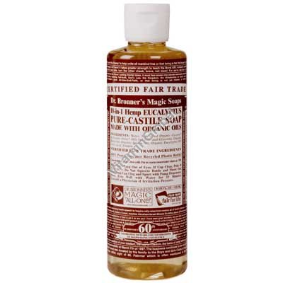 Hemp Eucalyptus Pure Castile Liquid Soap 472ml (16 oz.) - Dr. Bronner