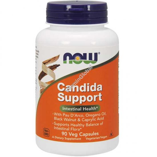 Candida Support 90 Veg Capsules - Now Foods