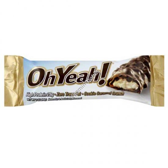 Cookie Caramel Crunch Protein Bar 85g - Oh Yeah!