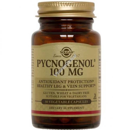 Pycnogenol 100mg 30 capsules - Solgar
