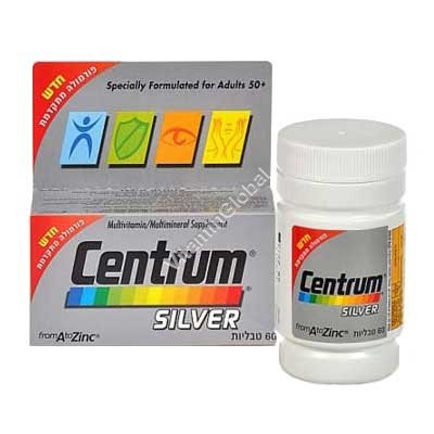 Centrum Silver Multivitamin for Adults 50+ 60 tablets