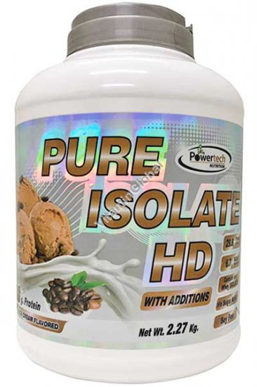 Kosher Pure Isolate HD Protein Coffee Ice Cream 2.27kg (5 LB.) - PowerTech Nutrition