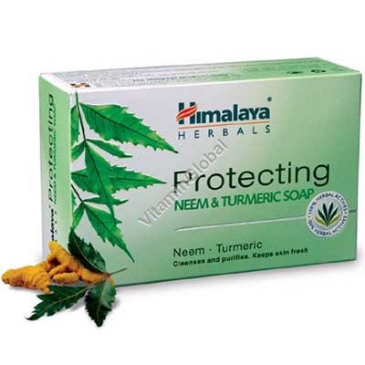 Protecting Neem and Turmeric Soap for all skin types 70g - Himalaya Herbals
