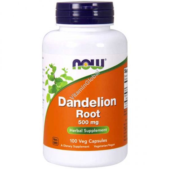 Dandelion Root 500mg 100 capsules - Now Foods