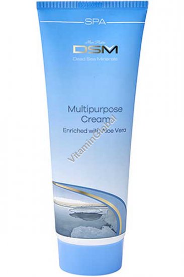 Multipurpose Cream enriched with Aloe Vera 250 ml (8.5 fl. oz.) - Mon Platin Dead Sea Minerals