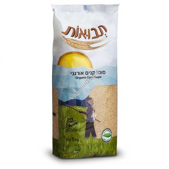 Organic Cane Sugar 1kg - Tvuot