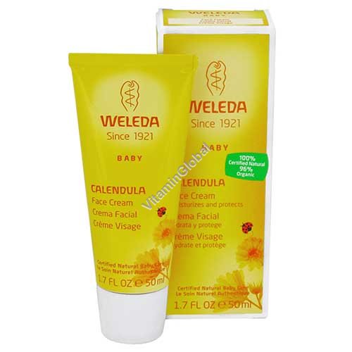 Baby Calendula Face Cream 50ml - Weleda