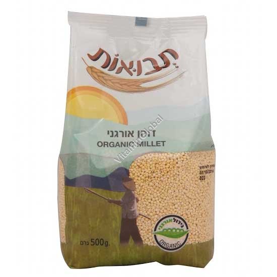 Organic Hulled Millet 500g - Tvuot