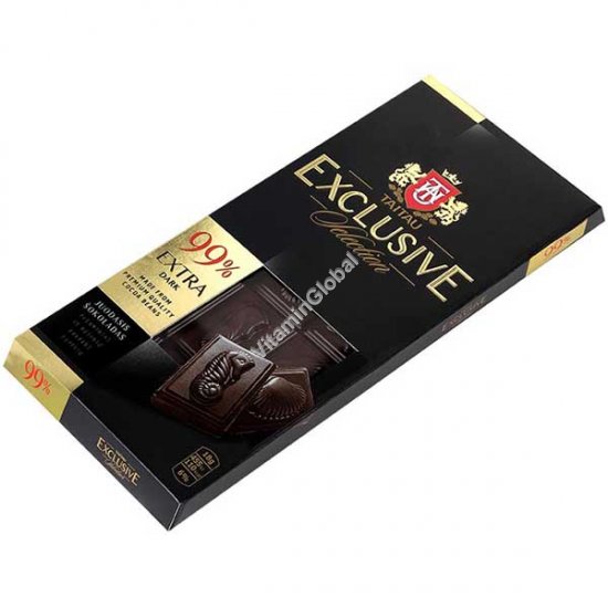 Extra Dark Chocolate 99% 100g - Tai Tau