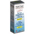 Vitamin C-1000 mg Syrup, Non Acidic, with Rosehip and Elderberry Extracts, Strawberry Flavor, Kosher Badatz, 200 ml (6.76 fl oz) - Nutri Care