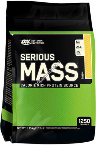 Serious Mass Weight Gainer Banana 5.45kg - Optimum Nutrition