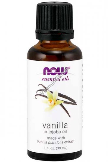 Vanilla in Jojoba Oil 1 fl oz (30 ml) - Now Essential Oils