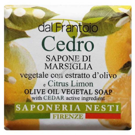 Vegetal Soap Enriched with Olive Oil and Citrus Extract 100g - Nesti Dante