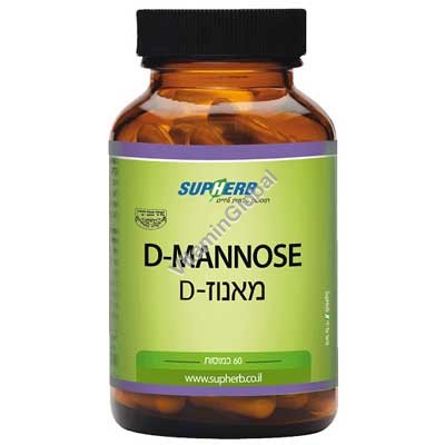 Kosher L\'Mehadrin D-Mannose 600 mg 60 capsules - SupHerb