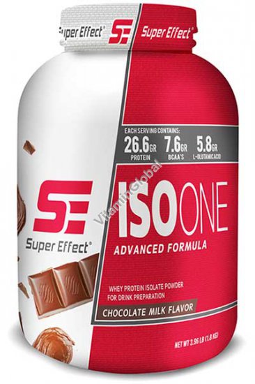 Whey Protein Isolate ISO-ONE Chocolate Milk Flavor 1.8kg -Super Effect