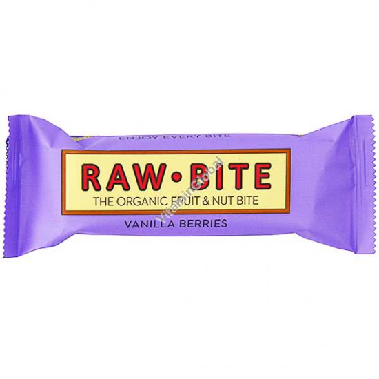 Organic Vanilla Berries Bar 50g - Raw Bite