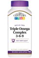 Triple Omega Complex 3-6-9 90 Enteric Coated Softgels - 21st Century