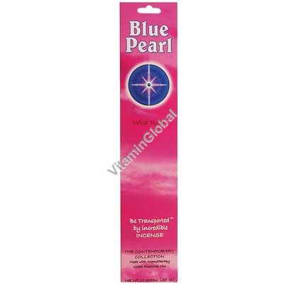 Wild Rose Natural Incense Sticks 10g - Blue Pearl