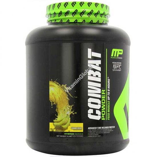 Combat Protein Powder Banana Cream 1814 g (4 LBS) - Muscle Pharm