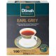 Ceylon Black Tea Earl Grey 100 tea bags - Dilmah