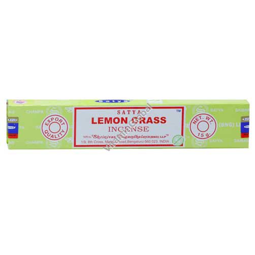 Lemongrass Hand-Rolled Incense Sticks 15g - Satya