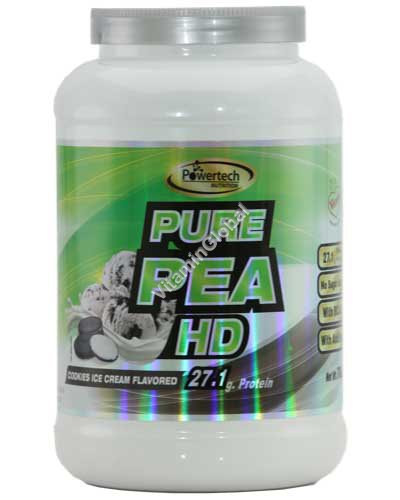 Pure Pea HD - Kosher Badatz Pea Protein Powder, Cookies Ice Cream 700g - Powertech